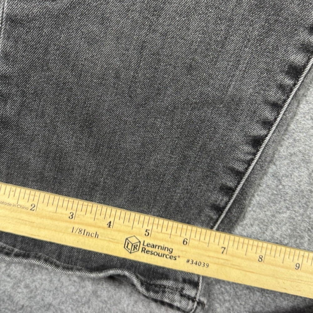 Levis Premium 511 Slim Fit Jeans Mens 34x29 Faded Black WaterLess Denim Pants - Picture 10 of 11